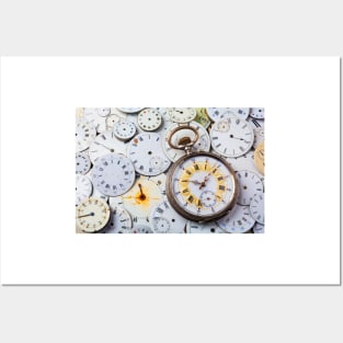 Beautiful Pocket Watch On Old Dials Posters and Art